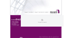 Desktop Screenshot of equigest.fr